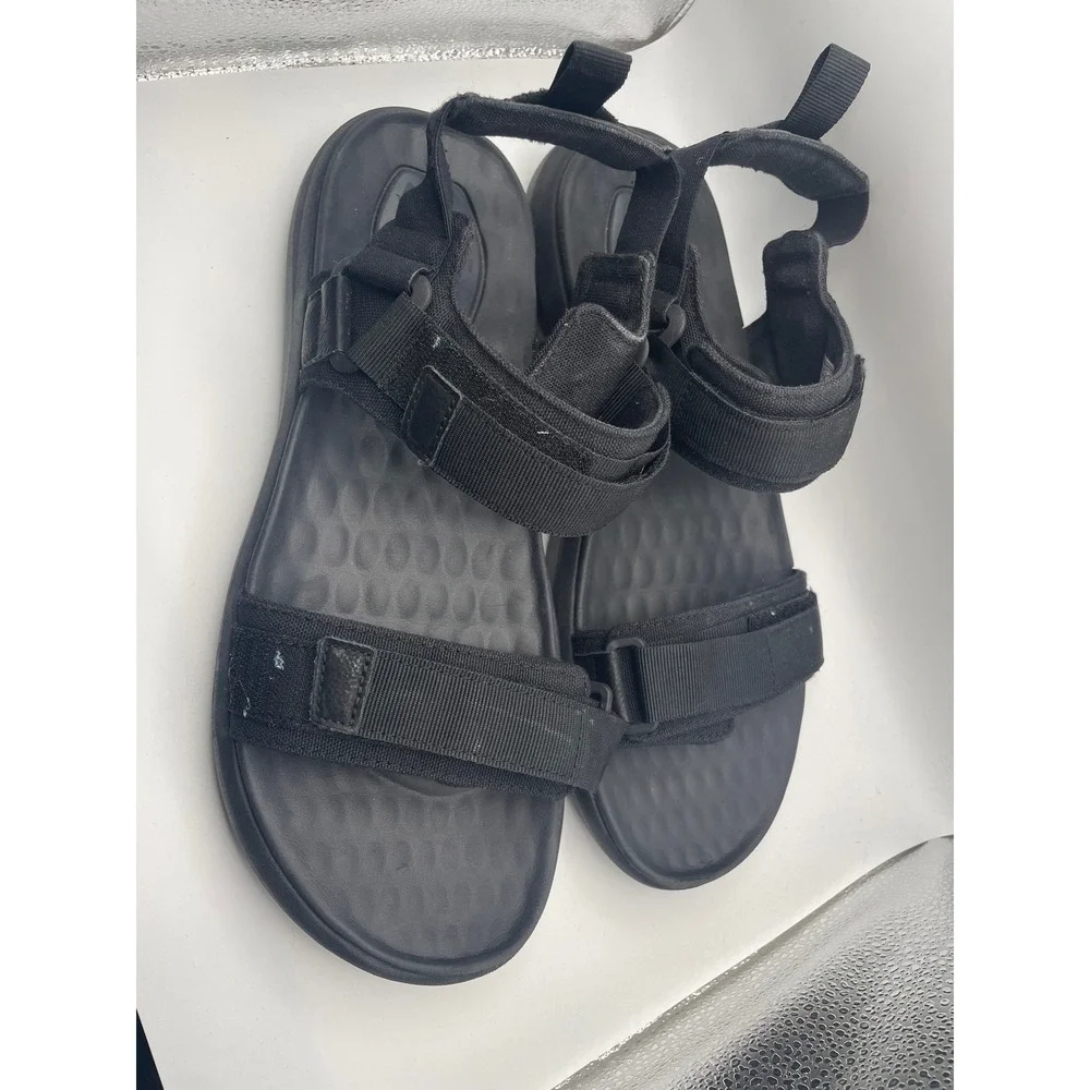 Hey Dude Mens Carson Sandal Sport Mode Black‎ Size 11 M